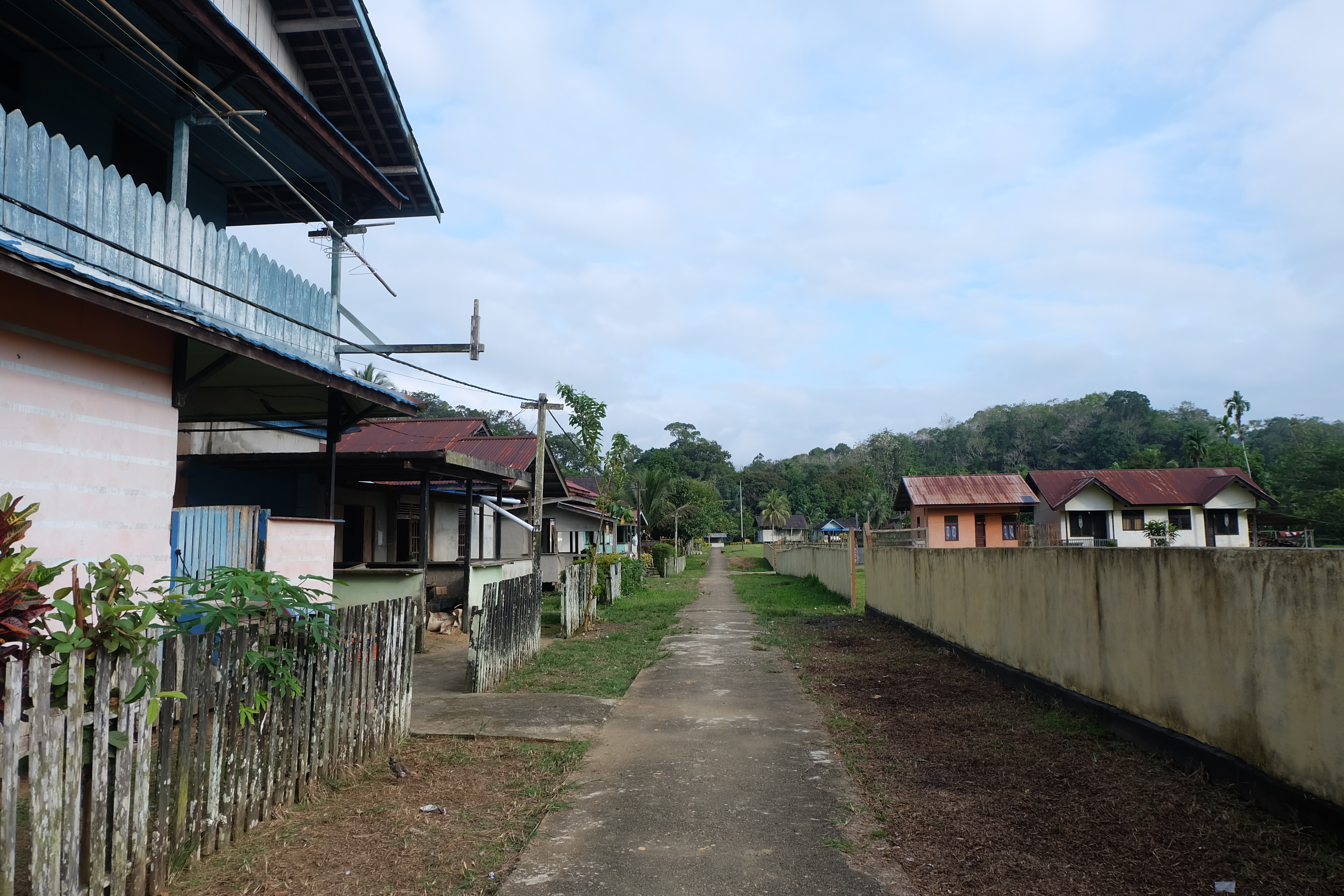 Photo 11. Panorama of Penyuguk Village, Melawi Regency, West Kalimantan. (Photo by WWF Indonesia/Munaweroh)/Penyuguk Village from above. Photo by WWF Indonesia/Panda CLICK!/ Hilarius Nikodemus Juan)