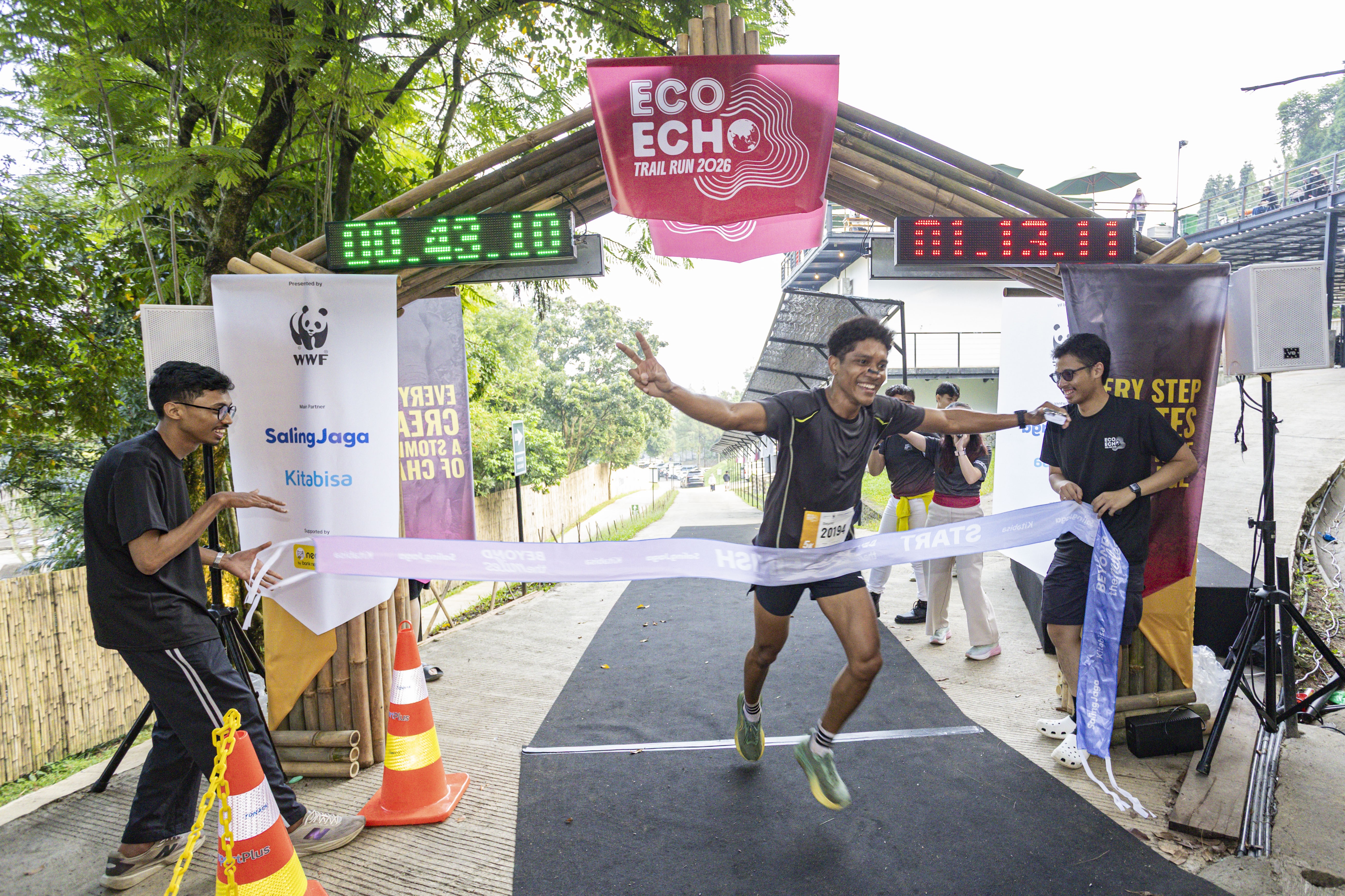 Naldo, the first finisher of EETR 2026