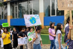 Raffles School activity on Earth Day